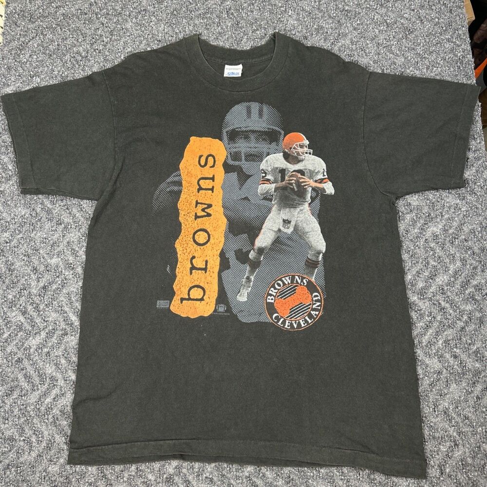 Vintage Cleveland Browns T Shirt Men’s XL Single Stitch Bernie Kosar 1987